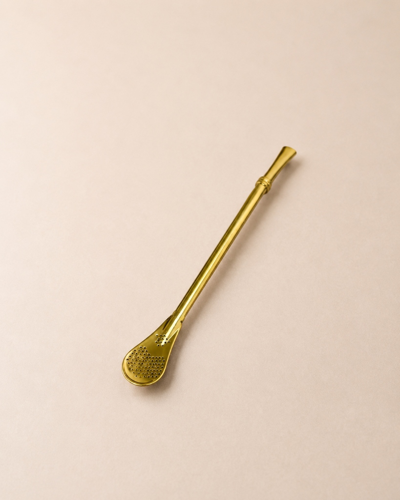 bombilla cuchara gold